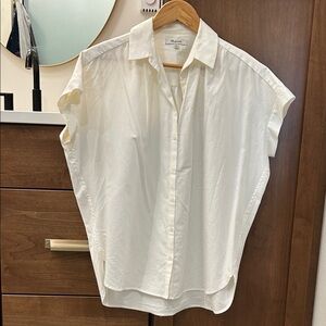 Madewell Central Shirt- Size XS - Pure White